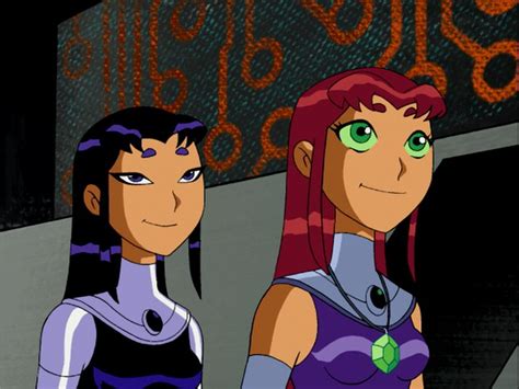 starfire titan|teen titans starfire and blackfire.